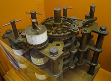 Charles Babbage's Difference Engine including the addition and carry mechanisms